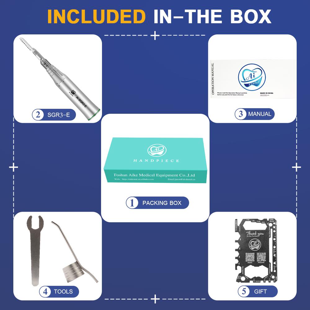 Handstück für Zahnchirurgie AI-SGR3-E 3:1 1,8-mm-Reziprok-Mikrosägen-Handstück für die Mundhöhle