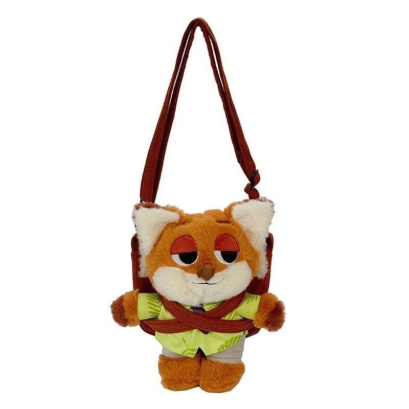Zootopia Judy Hopps Nick Wilde Cartoon Plüsch Umhängetasche Für Mädchen Mit Verstellbarem Riemen Und Stauraum