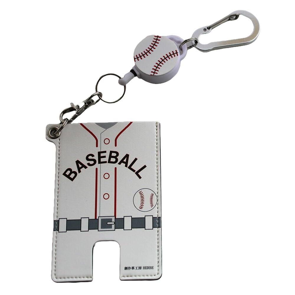 

Made in Pass Case with PU Leather Pass IC Card School Pass Baseball Uniform Case [HERBE] Japan, Anti-theft Reel, Case, Case, Case,