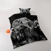 2/3Pcs, Soft And Comfortable Elephant Down Quilt Cover Elephant Bedding Set, Animal Pattern Bedding Set, 3D Elephant Double Size