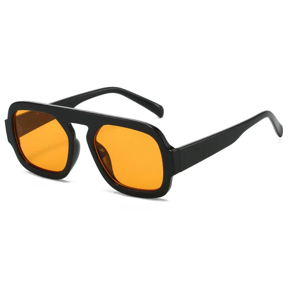 

Vintage Rectangular Women s Goggles Fashionable Leopard Print Gn Gradient Sunglasses Men s Punk Sunglasses For Men And Women