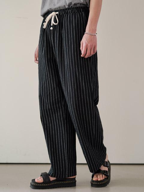 JEMUT [2Pack] Summer Striped Wide Pants Mmlp2628