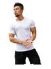 Men's Quick-Dry Athletic Two-Piece Set: Breathable, High-Elastic Short-Sleeve Top & Shorts