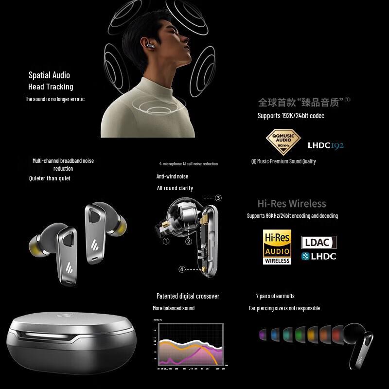 Edifier NeoBuds Pro2 Ultra-Wide ANC Bluetooth Earbuds