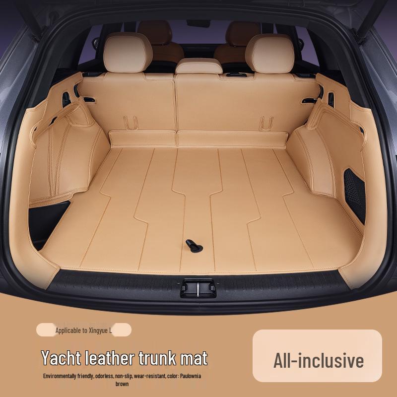 Xingyue L Trunk Mat: Full Coverage for 26 Geely Models, Original Car Color