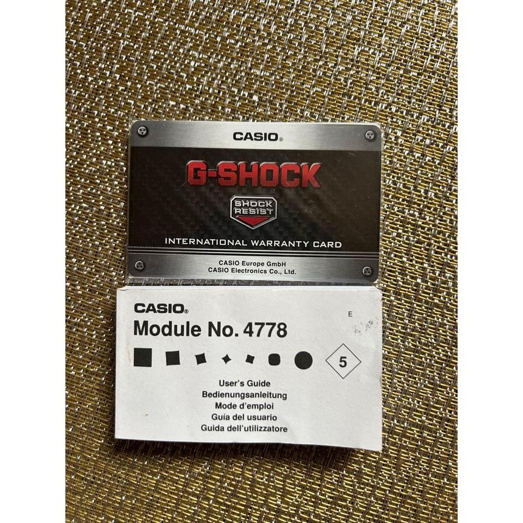 Used CASIO G-SHOCK Module No. 4778 Watch