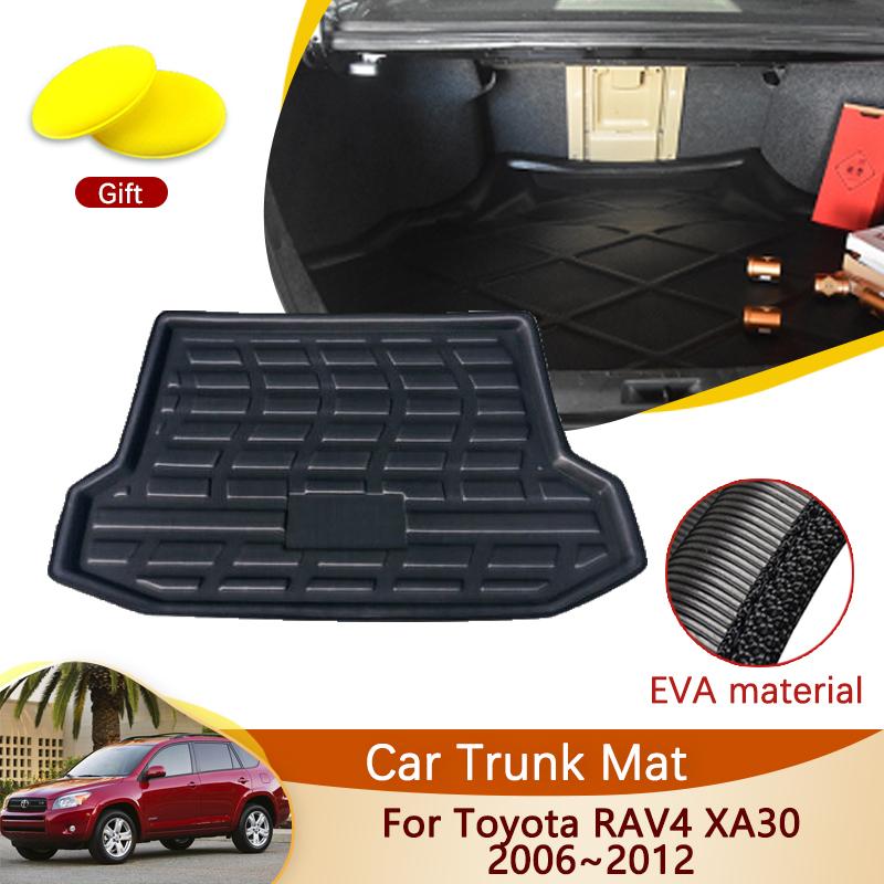 Автомобильный коврик в багажник для Toyota RAV4 2008 RAV 4 XA30 30 2006~2012 2007 Аксессуары Поддон в багажник Ковер в багажник Автомобильный грязезащитный коврик