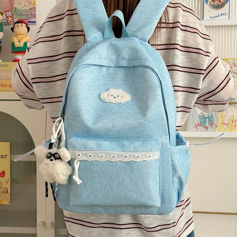 Schoolbag new Mori versatile sweet college student schoolbag high value niche lightweight backpack leisure spring outing backpack