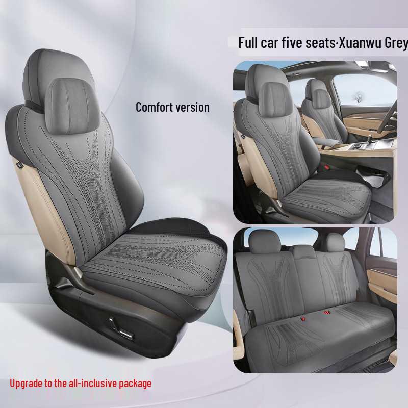 Geely Xingyue L 2026 Car Seat Covers - Oriental Black Suede Saddle Cushions