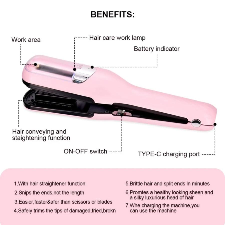 Multi-Functional Hair Ends Trimmer Electric Hair Clipper Automatic Charging Hair Trimmer Fork Lift Haircut Machine Off-Road Gear