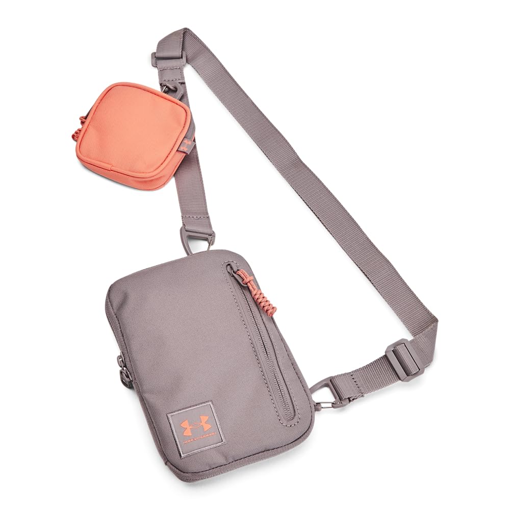 UA Loudon Crossbody SM Tetra Orange ONESIZE [Under Armour] Gray/Tetra Gray/Aero