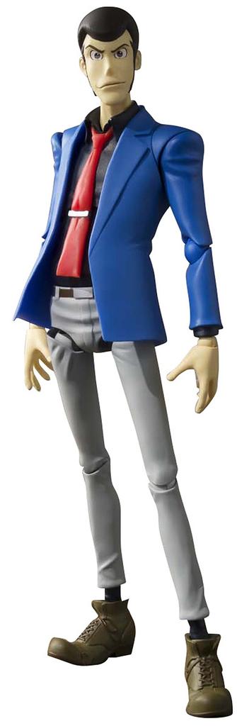 TAMASHII NATIONS Lupin Třetí, pohyblivá malovaná figurka o velikosti přibližně 150 mm, SHFiguarts ABS a PVC
