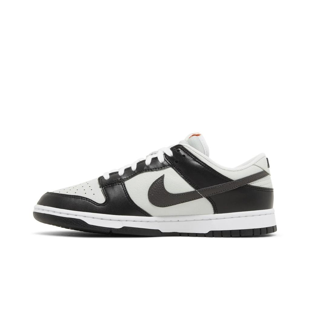 Nike Dunk Low 'Mini Swoosh - Black Total Orange' (Unisex) Black / White / Total Orange Skate Shoes FN7808 001
