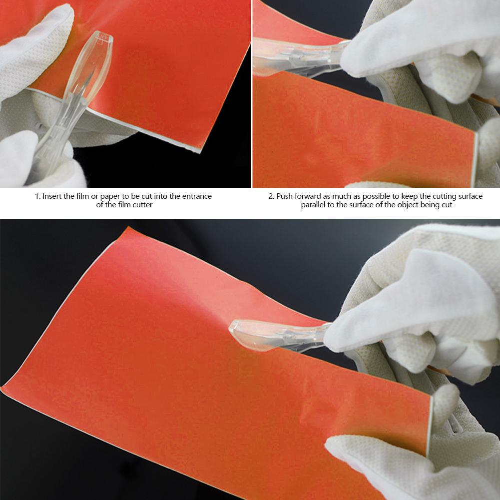 Autoaufkleber Vinylfolie Schneidwerkzeug Sicherheitspapier Entenschnabelmesser Transparentes Vinyl Sicherheitsschneider Tapetenschneidwerkzeug