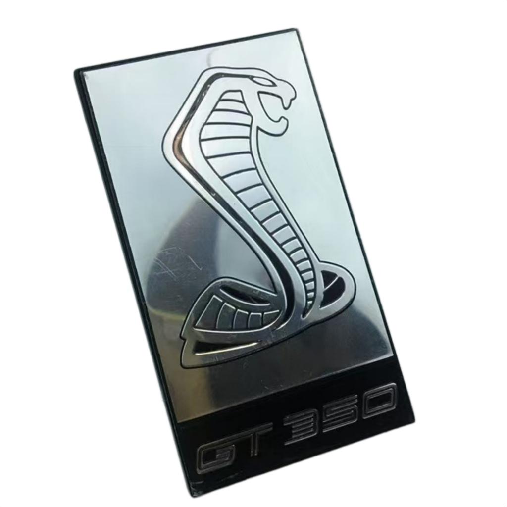 3D Metal Snake Cobra logo Car Front Grille Badge Side Fender Rear Trunk Emblem Stickers Auto Styling Accessories