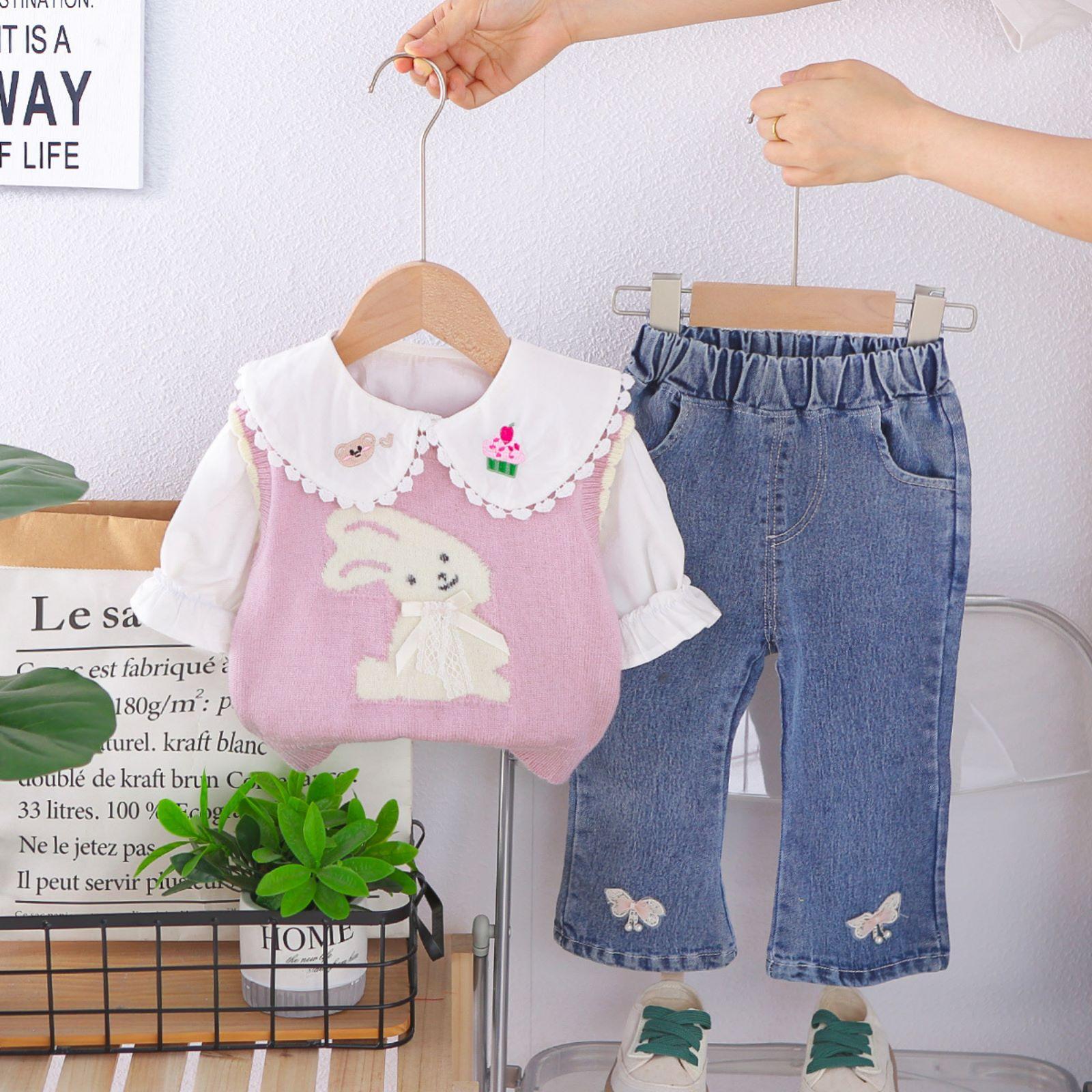 

Детский повседневный комплект с длинным рукавом, удобные наряды для повседневной носки 110