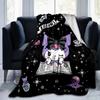 1pc Kuromi's Enchanted Night Blanket, Soft Throw for Room Decor, Perfect Gift, Living Room, Travel, Camping, Car Blankets, Beach, Office Naps, Suitabl