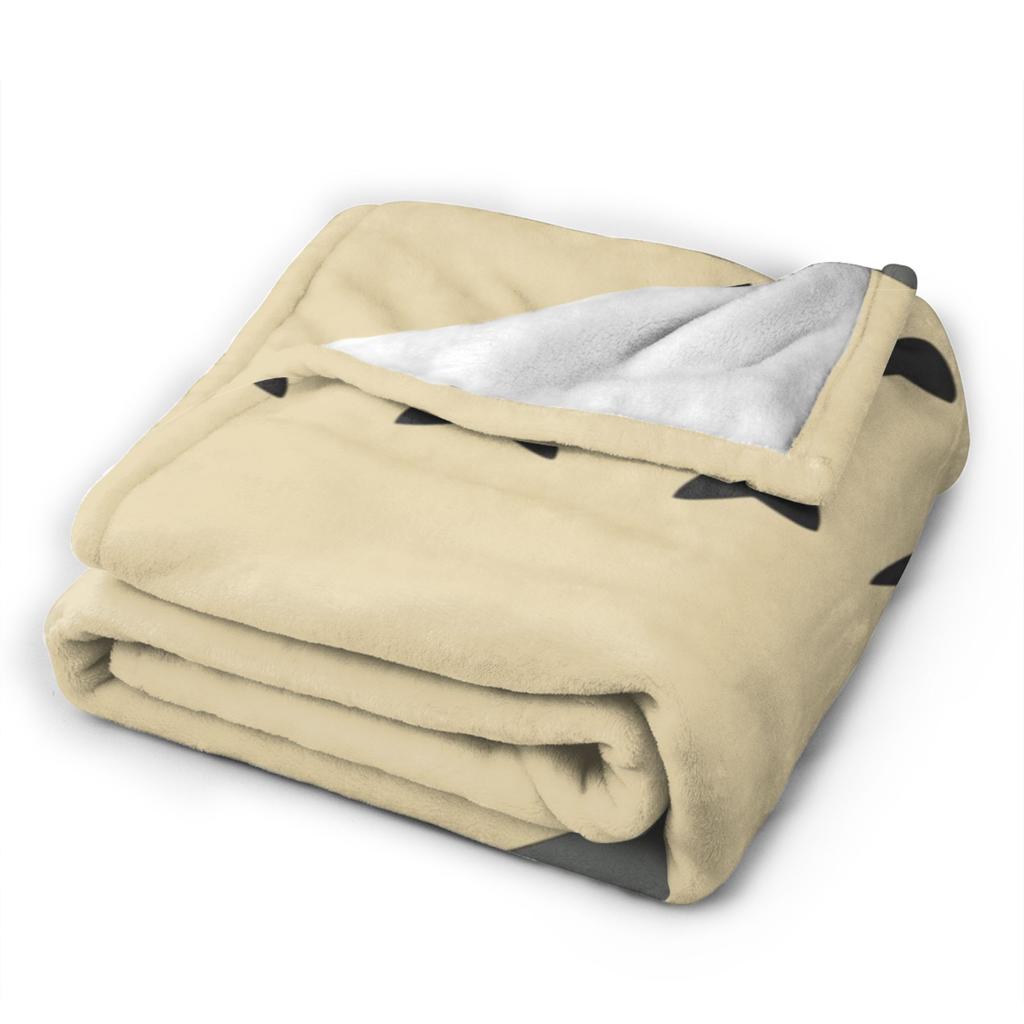 Cute T-Totoros Blanket Super Soft Warm Cartoon Grey Totoro Throw Blankets for Sofa 50x60 Inch Multi-size Bedding Throws