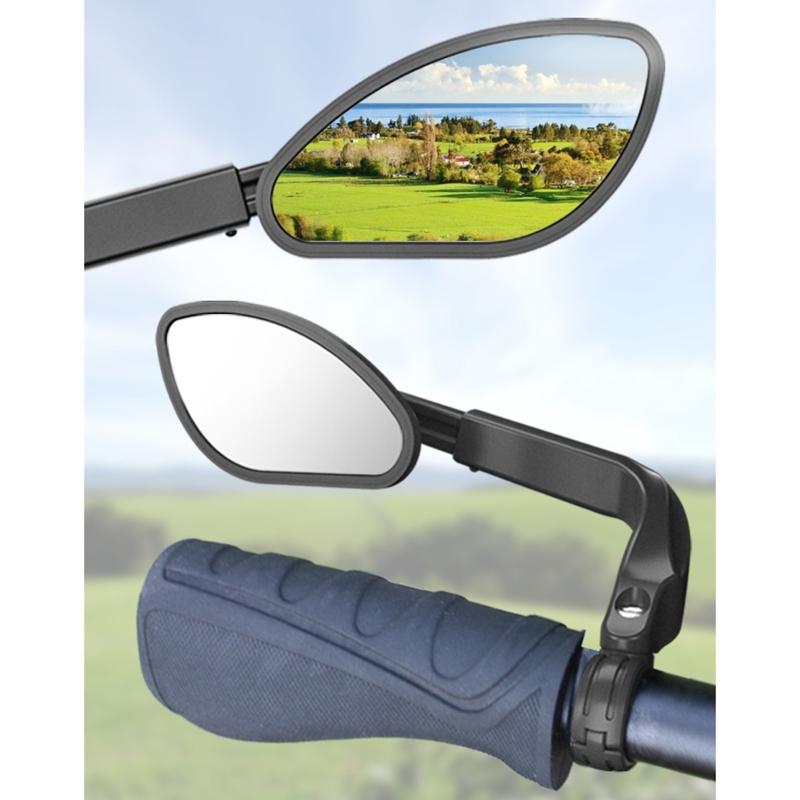 Bicycle Rearview Handlebar Mirrors Cycling Rear View MTB Road High Defination