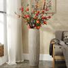 Jarrón de suelo de cerámica moderno europeo: Decoración Minimalista para Sala de Estar, Maceta de Cerámica para Flores, Adorno Grande
