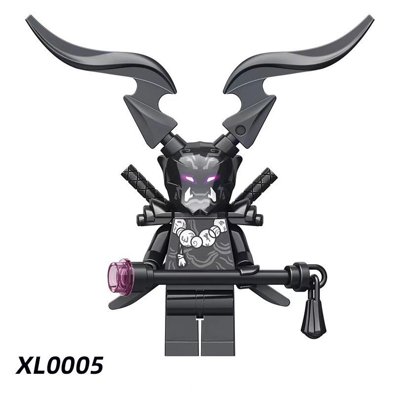 XL0001-0005 Phantom Series Compatible Moro Snake Monster Omega Ninja Minifigure Toy Bagged
