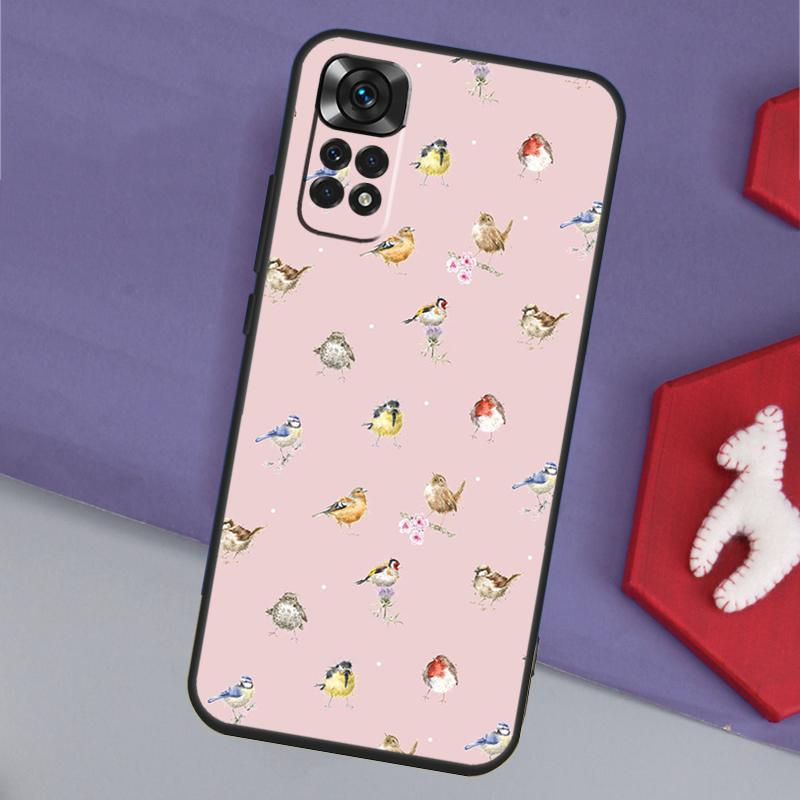 Birds Flock Funda For Xiaomi Redmi Note 13 14 Pro 12 11 9 10 9S 10S 11S 12S Redmi 14C 10C 12C 13C Case