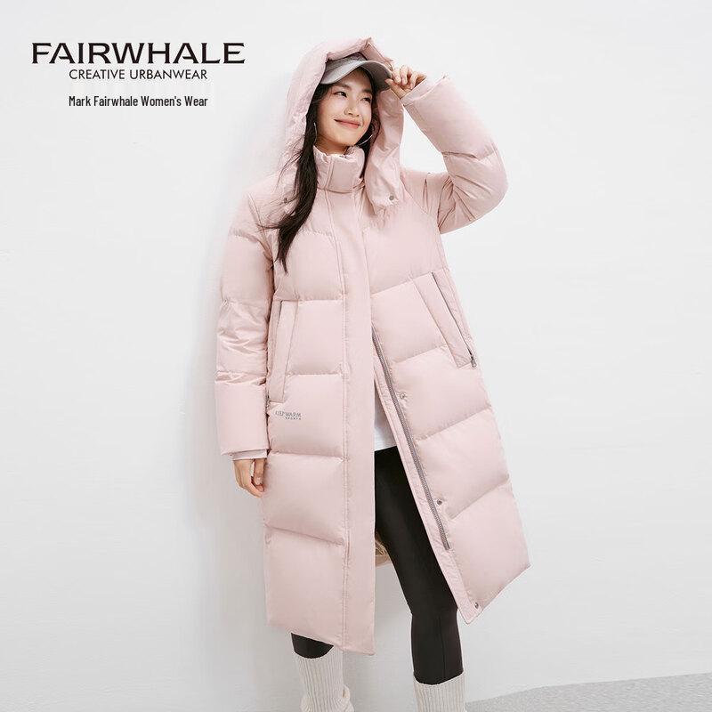 

Женский пуховик средней длины с капюшоном Mark Fairwhale S