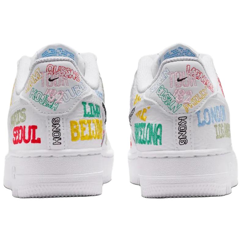 Nike Air Force 1 Low top Kids' Skateboarding Shoes White Kids' IO9739-100