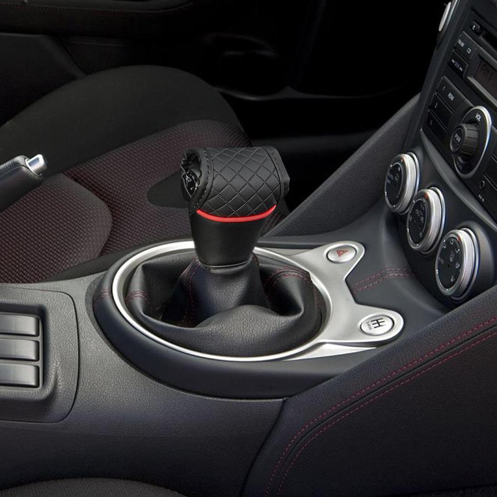 gear shift knob cover cover shift knob cover car shifter hoodie PU leather parka
