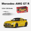 1/36 Mercedes-Benz AMG GTR Super Sport Spielzeugautomodell WELLY Druckgussmetallfahrzeug Miniatur Pull Back Collection Geschenk für Kind Junge