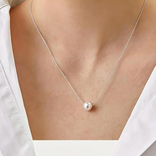 Vintage Pearl Heart Multi-layer Pendant Necklace - Women's European & American Choker