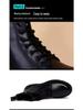 Men's 2024 Autumn British-Style Genuine Leather High-Top Work Boots