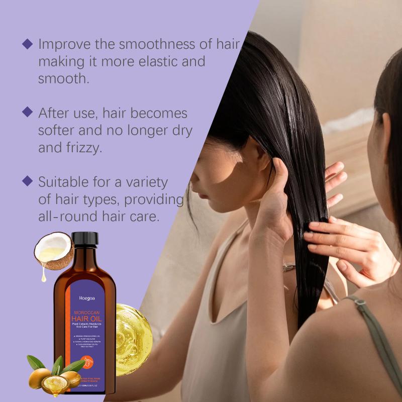 Deep Nourishing Moroccan Hair Oil Repair Damaged Dry Hair Moisturizer Smoothing Serum for Home or Salon