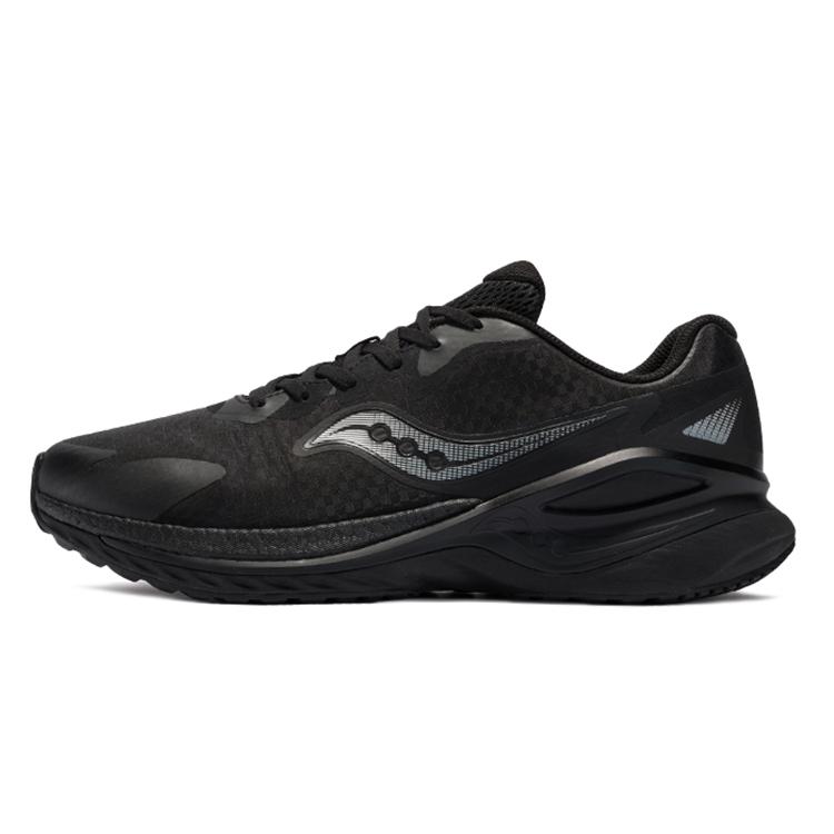

Saucony Phoenix Hybrid Firebird Sports Cushioning Slip Resistant Low top Running Shoes Men s Black S28161-3 45