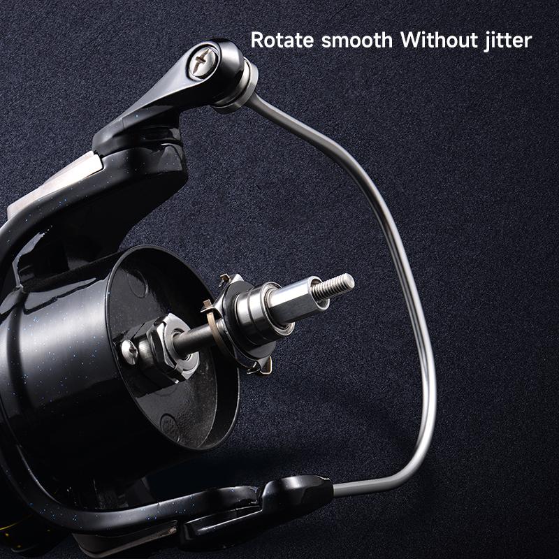 New Metal Fishing Reel 6000 8000 10000 12BB Alloy Body 25kg Max Drag Sea Spinning Fishing Reels
