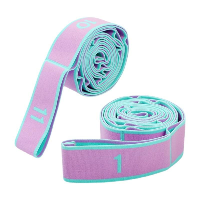 Stretch Strap with 9 Loop Elastic Stretching Band for Yoga Physical-Therapy