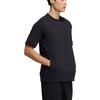 T Shirts Men's Black Crew Neck Moderate Straight Fit GQ1170