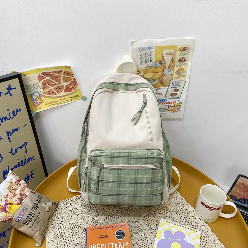 New Korean Campus Vintage Cute Versatile Casual Girls' Backpack Cute Middle School Students' Backpack Opening Day Gift