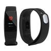 Fitness Smart Bracelet Sports Heart Rate Blood Pressure Tracking Monitor Healthy Care Black