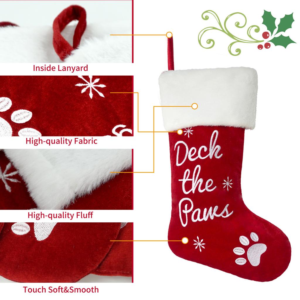 Embroidered Stockings, Exquisite Children's Gift Bags, Christmas Tree Ornaments And Decorations