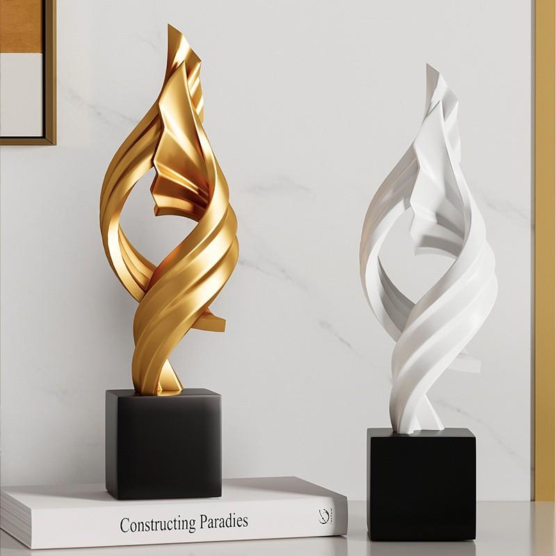 Modern Minimalist Abstract Resin Desktop Decor Office Living Room Wine Cabinet Gift Men