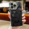 Carbon Fiber Cool Pattern Plating Phone Case For Iphone 16 17 Pro Max Air 16E 14 15 Plus 12 13 Mini Anti-Fall Airabag Cover