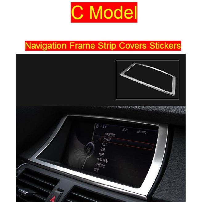 Car Styling Wind Volume Air Conditioning Switch Fan Buttons Covers Trim Stickers For BMW X5 X6 E70 E71 E72 Interior