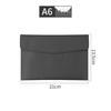 A4 Leather Magnetic File Bag with Custom Logo Options - Business Document Envelope Design in Multiple Specifications
