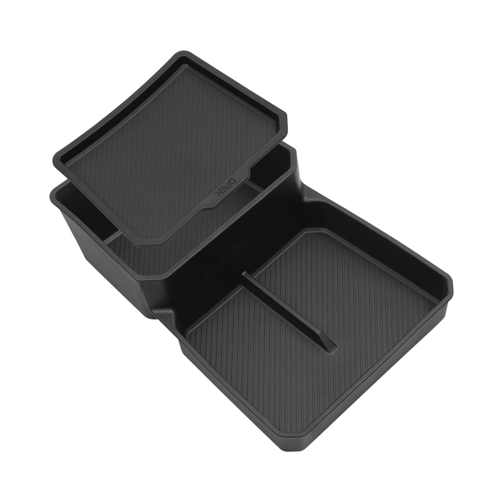 

for Kia EV3 EV4 2026-2026 Centeal Console Layer Lower Storage Box Tray Organizer Case Car Interior Accessories Black
