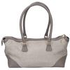 A.D.M.J. Accessoires De Mademoiselle [Excellent Condition] Nylon/leather Switch Handbag grayUsed