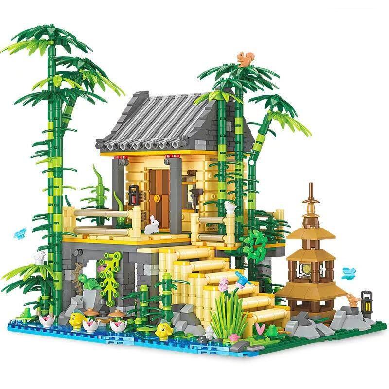 High-Quality 1945Pcs High-Quality Street High-Quality View High-Quality Building High-Quality Blocks High-Quality Moc High-Quality Panda