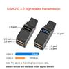 Portable USB Adapter Extender 1 To 3 Ports USB3.0 Splitter Connect Multiple Devices To PC or Laptop Phone