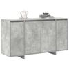 Sideboard Concrete Gray 135 x 41 x 75 cm Particleboard