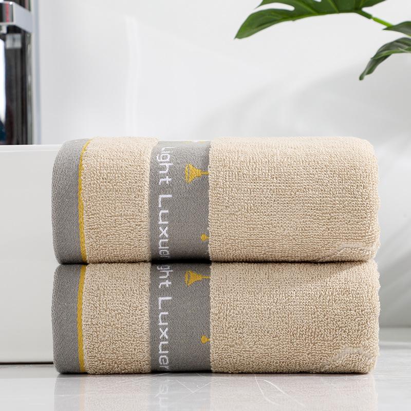 Soft, Thick Pure Cotton Face Towels - Absorbent and Gentle for Adults